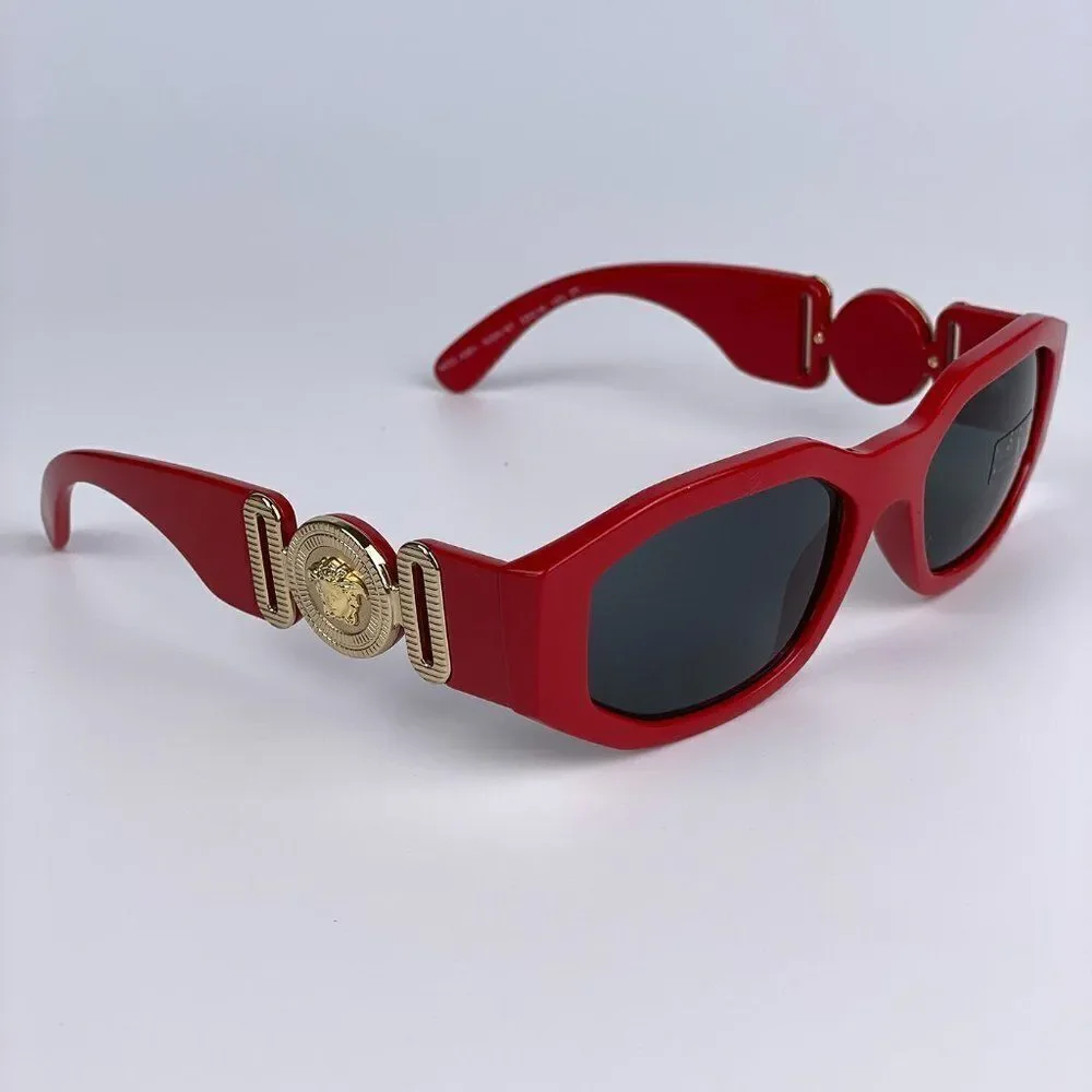 NEW Versace VE4361 533087 Red Medusa Biggie Unisex Sunglasses